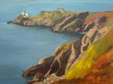 oil painting by Karen d’Angeac Mihm titled Howth, Ireland