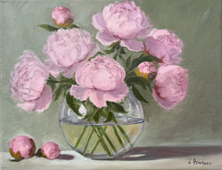 Pink Peonies by Karen d’Angeac Mihm |  Artwork Main Image 