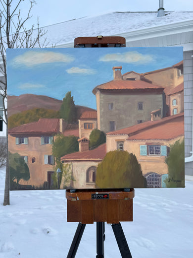 Saint-Paul-de-Vence Village by Karen d’Angeac Mihm |  Context View of Artwork 