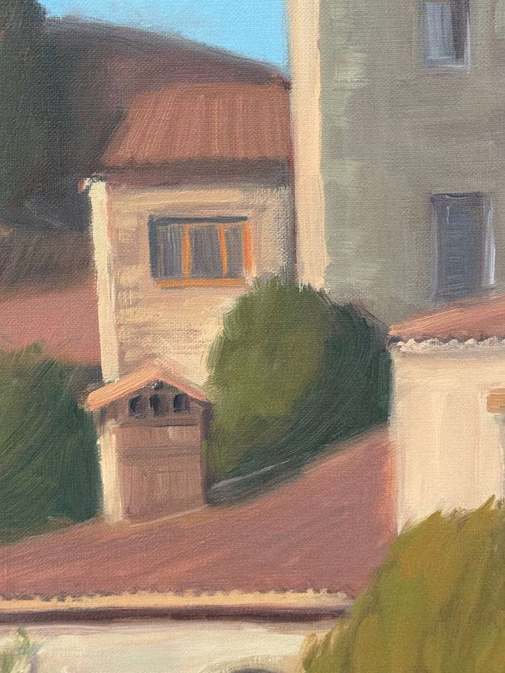 Saint-Paul-de-Vence Village by Karen d’Angeac Mihm |  Closeup View of Artwork 