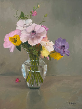 Original art for sale at UGallery.com | Spring Bouquet by Karen d’Angeac Mihm | $1,050 | oil painting | 24' h x 18' w