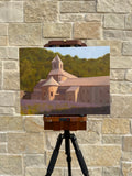 Original art for sale at UGallery.com | The Abbey by Karen d’Angeac Mihm | $525 | oil painting | 12' h x 16' w | thumbnail 3