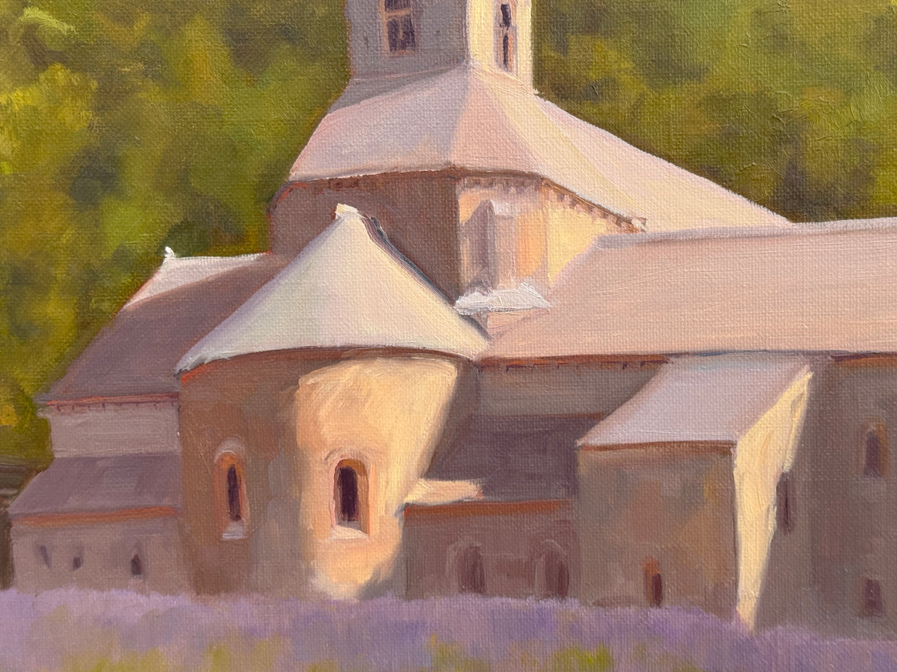 The Abbey by Karen d’Angeac Mihm |  Closeup View of Artwork 