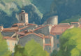 Original art for sale at UGallery.com | Village in Provence by Karen d’Angeac Mihm | $650 | oil painting | 16' h x 20' w | thumbnail 4