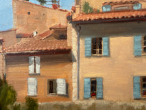 Original art for sale at UGallery.com | Village in the South of France by Karen d’Angeac Mihm | $650 | oil painting | 16' h x 20' w | thumbnail 4