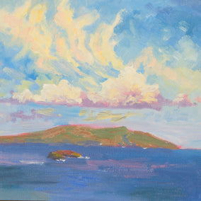 Original art for sale at UGallery.com | Molokini Sky by Karen E Lewis | $550 | oil painting | 10' h x 10' w
