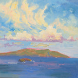 Original art for sale at UGallery.com | Molokini Sky by Karen E Lewis | $550 | oil painting | 10' h x 10' w | thumbnail 1