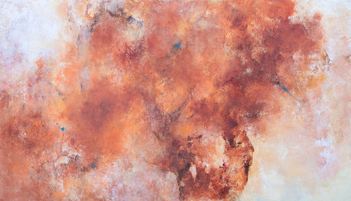 acrylic painting by Karen Hansen titled Dancing on the Edge