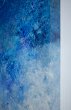 Original art for sale at UGallery.com | Kosmos by Karen Hansen | $2,700 | acrylic painting | 44' h x 15' w | thumbnail 2