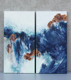 Original art for sale at UGallery.com | Malibu by Karen Hansen | $6,375 | acrylic painting | 48' h x 49' w | thumbnail 3
