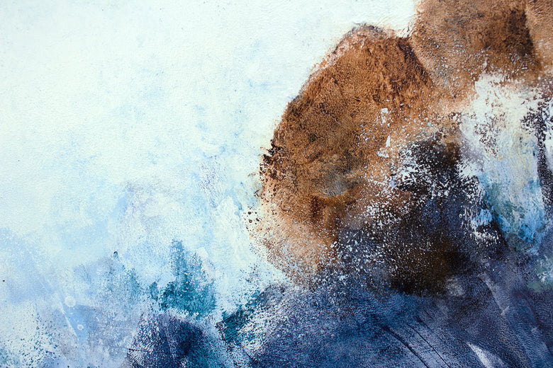 Malibu by Karen Hansen |   Closeup View of Artwork 