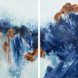 Original art for sale at UGallery.com | Malibu by Karen Hansen | $6,375 | acrylic painting | 48' h x 49' w | thumbnail 1