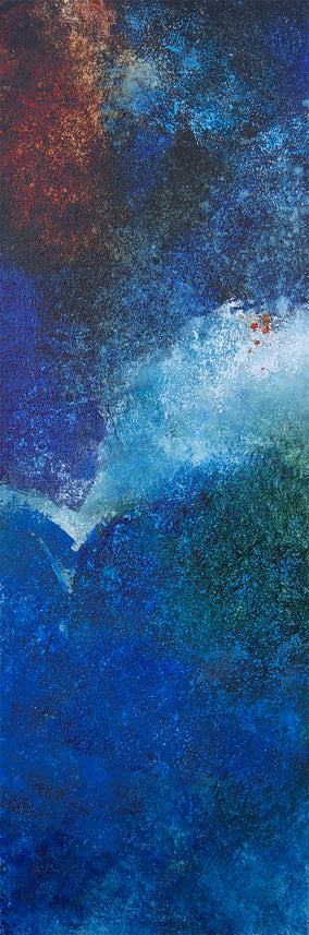 Original art for sale at UGallery.com | Persist by Karen Hansen | $775 | acrylic painting | 24' h x 8' w