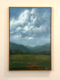 Original art for sale at UGallery.com | Windswept by Kat Bergman | $2,500 | acrylic painting | 37' h x 25' w | thumbnail 3