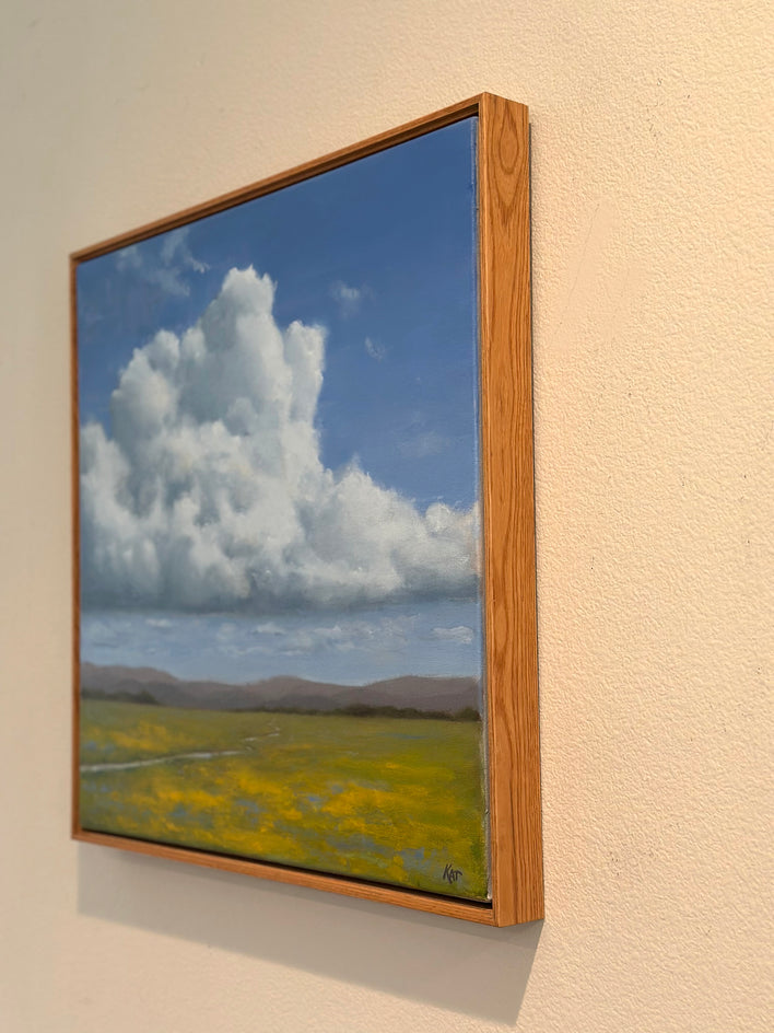 Buttercup Valley by Kat Bergman |  Side View of Artwork 