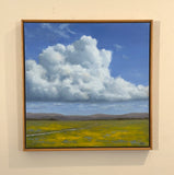 Original art for sale at UGallery.com | Buttercup Valley by Kat Bergman | $1,500 | oil painting | 25' h x 25' w | thumbnail 3