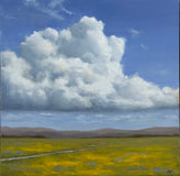 Original art for sale at UGallery.com | Buttercup Valley by Kat Bergman | $1,500 | oil painting | 25' h x 25' w | thumbnail 1