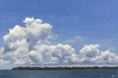 Original art for sale at UGallery.com | Gentle Giant by Kat Bergman | $2,725 | oil painting | 25' h x 37' w | thumbnail 1