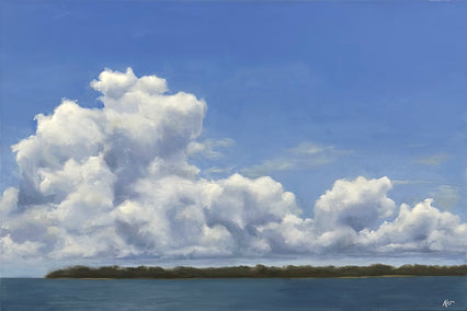oil painting by Kat Bergman titled Gentle Giant