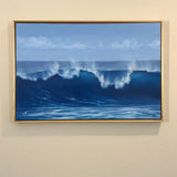 Original art for sale at UGallery.com | Shorebreak by Kat Bergman | $2,500 | oil painting | 25' h x 37' w | thumbnail 3