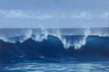 Original art for sale at UGallery.com | Shorebreak by Kat Bergman | $2,500 | oil painting | 25' h x 37' w | thumbnail 1