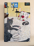 Original art for sale at UGallery.com | Chillin Like a Villain by Kat Silver | $1,025 | oil painting | 18' h x 12' w | thumbnail 3