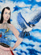 Original art for sale at UGallery.com | Gaining Perspective by Kat Silver | $5,600 | oil painting | 48' h x 30' w | thumbnail 4