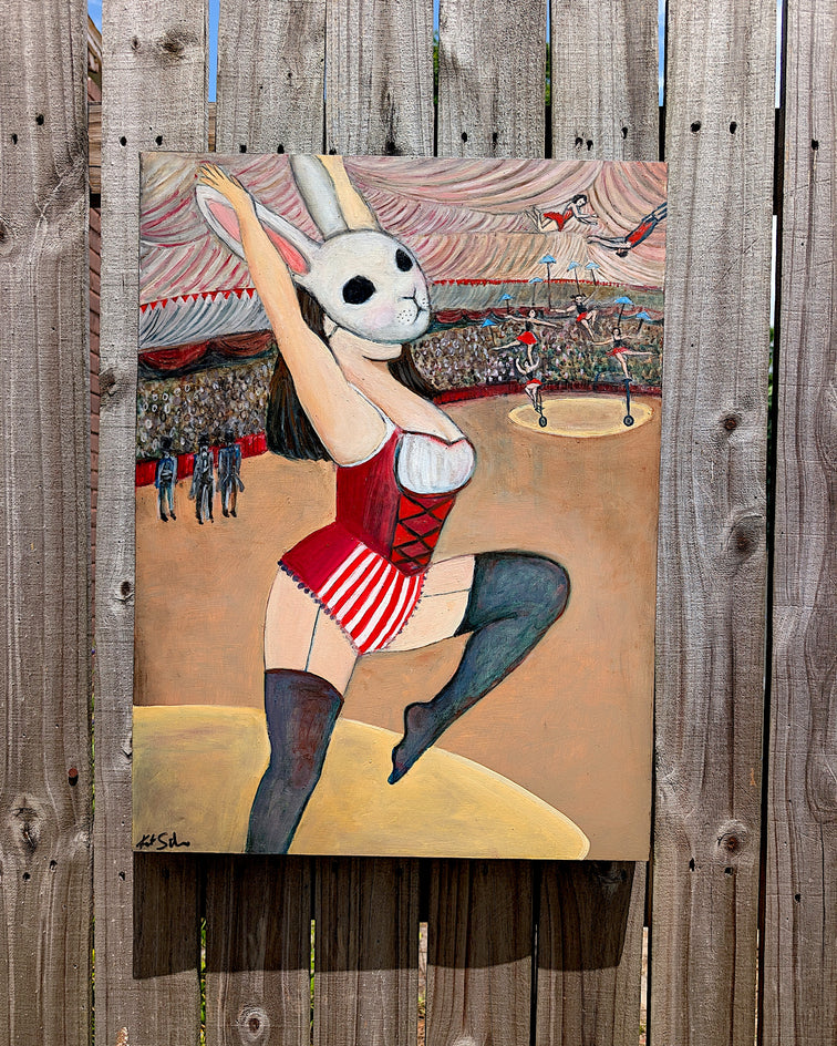 Head Held High by Kat Silver |  Context View of Artwork 