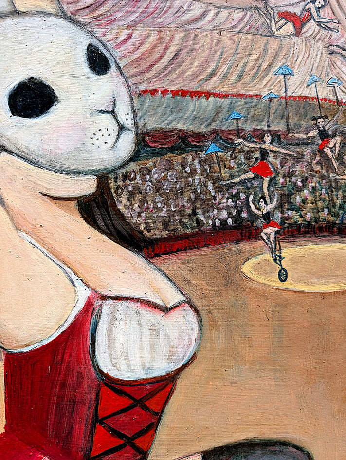 Head Held High by Kat Silver |  Closeup View of Artwork 
