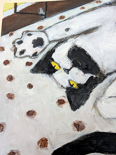 Hello Kitty by Kat Silver |   Closeup View of Artwork 