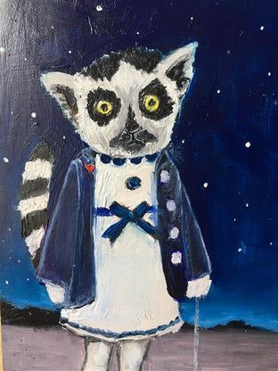 Lost under the Stars by Kat Silver |   Closeup View of Artwork 