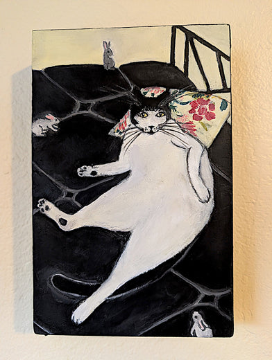 Lounging Diva by Kat Silver |  Context View of Artwork 