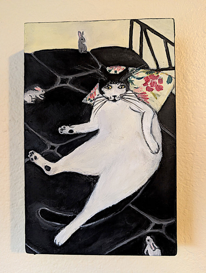 Lounging Diva by Kat Silver |  Context View of Artwork 