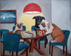 Original art for sale at UGallery.com | Monopoly Pups - Commission by Kat Silver | $1,300 | oil painting | 16' h x 20' w | thumbnail 1