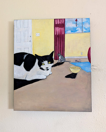 Purfectly Peaceful by Kat Silver |  Context View of Artwork 