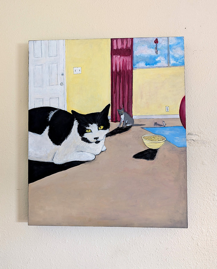 Purfectly Peaceful by Kat Silver |  Context View of Artwork 