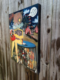 Original art for sale at UGallery.com | Roar if You Dare by Kat Silver | $1,300 | oil painting | 24' h x 18' w | thumbnail 2