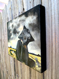 Original art for sale at UGallery.com | Storm Brewing by Kat Silver | $675 | oil painting | 11' h x 14' w | thumbnail 2