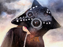 Original art for sale at UGallery.com | Storm Brewing by Kat Silver | $675 | oil painting | 11' h x 14' w | thumbnail 4
