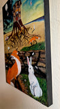 Original art for sale at UGallery.com | The Spilt by Kat Silver | $3,700 | oil painting | 24' h x 18' w | thumbnail 2