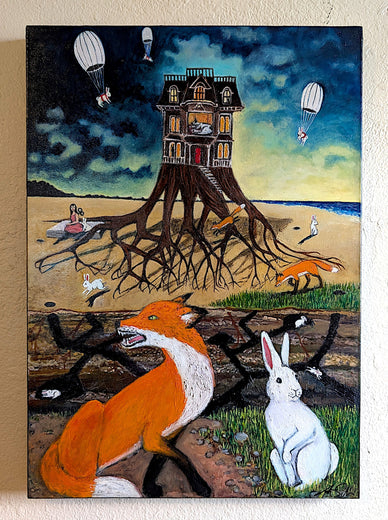 The Spilt by Kat Silver |  Context View of Artwork 