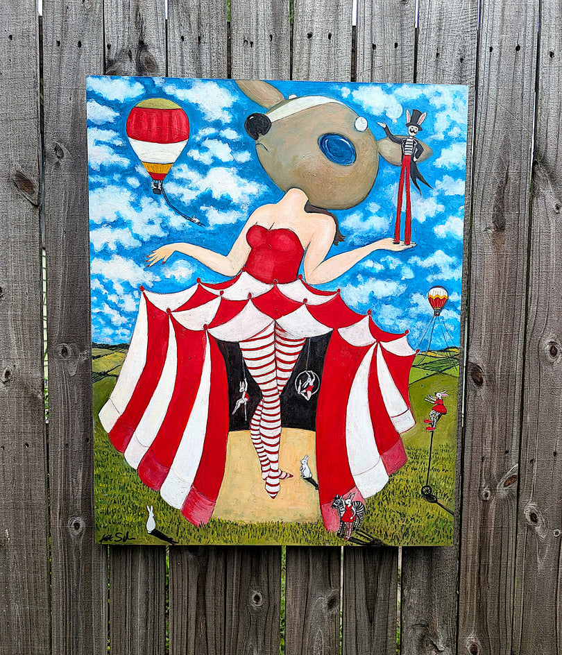 Under the Tent by Kat Silver |  Context View of Artwork 