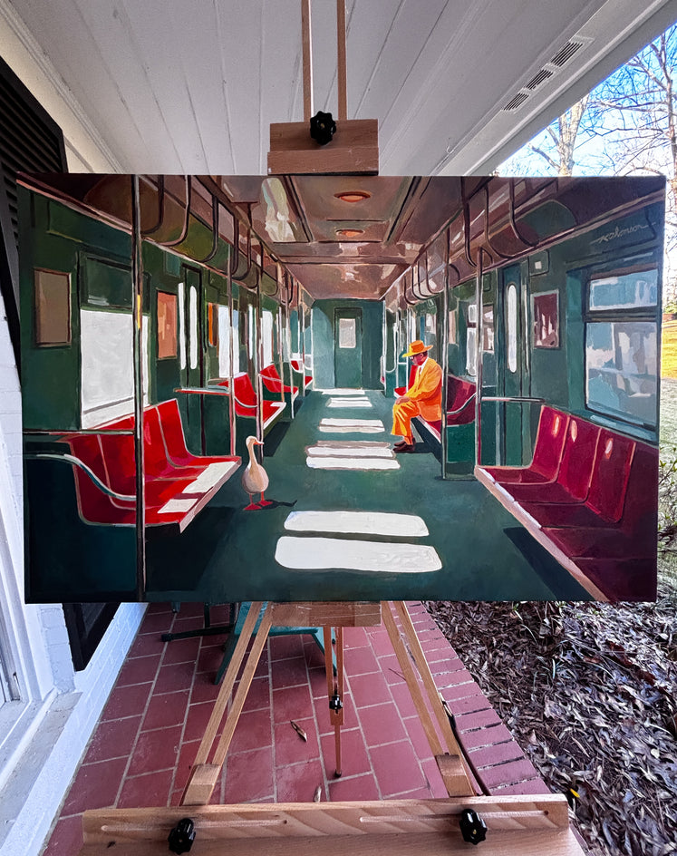 An Odd Duck by Keith Thomson |  Context View of Artwork 