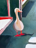 Original art for sale at UGallery.com | An Odd Duck by Keith Thomson | $4,175 | oil painting | 20' h x 30' w | thumbnail 4