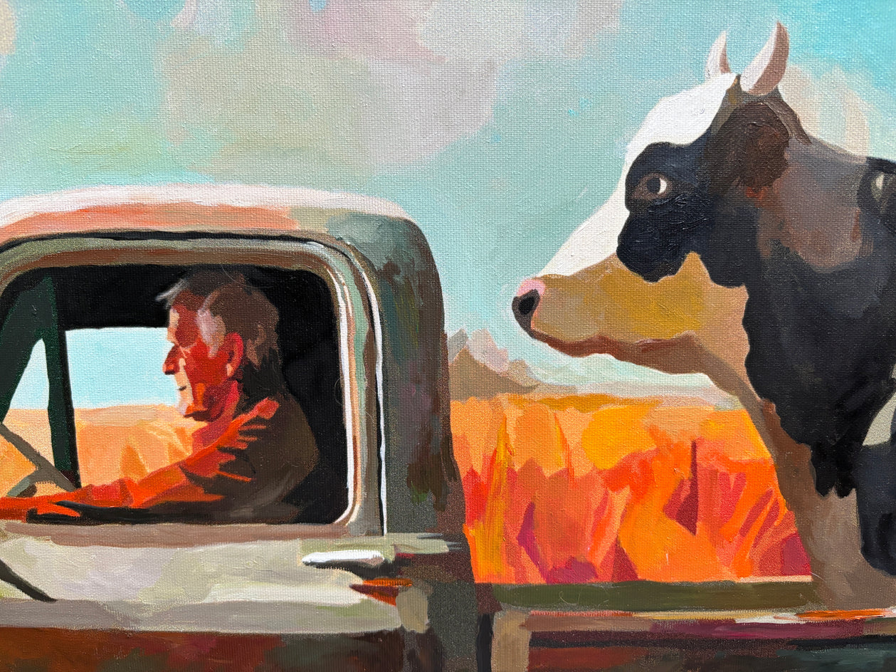 BFFs by Keith Thomson |  Closeup View of Artwork 