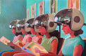 Original art for sale at UGallery.com | Cape Canaveral by Keith Thomson | $2,650 | oil painting | 16' h x 24' w | thumbnail 1