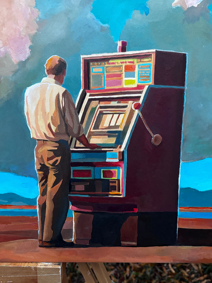 Cash Cow by Keith Thomson |  Closeup View of Artwork 