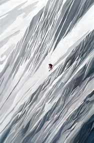 oil painting by Keith Thomson titled Cliff