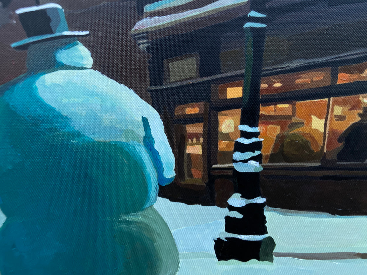 Cold One by Keith Thomson |  Closeup View of Artwork 