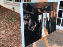 Original art for sale at UGallery.com | Divers by Keith Thomson | $2,300 | oil painting | 16' h x 24' w | thumbnail 2